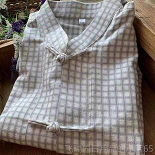 正品正宗长中民典族古雅操表演纯棉粗布手扣袖太极唐国装