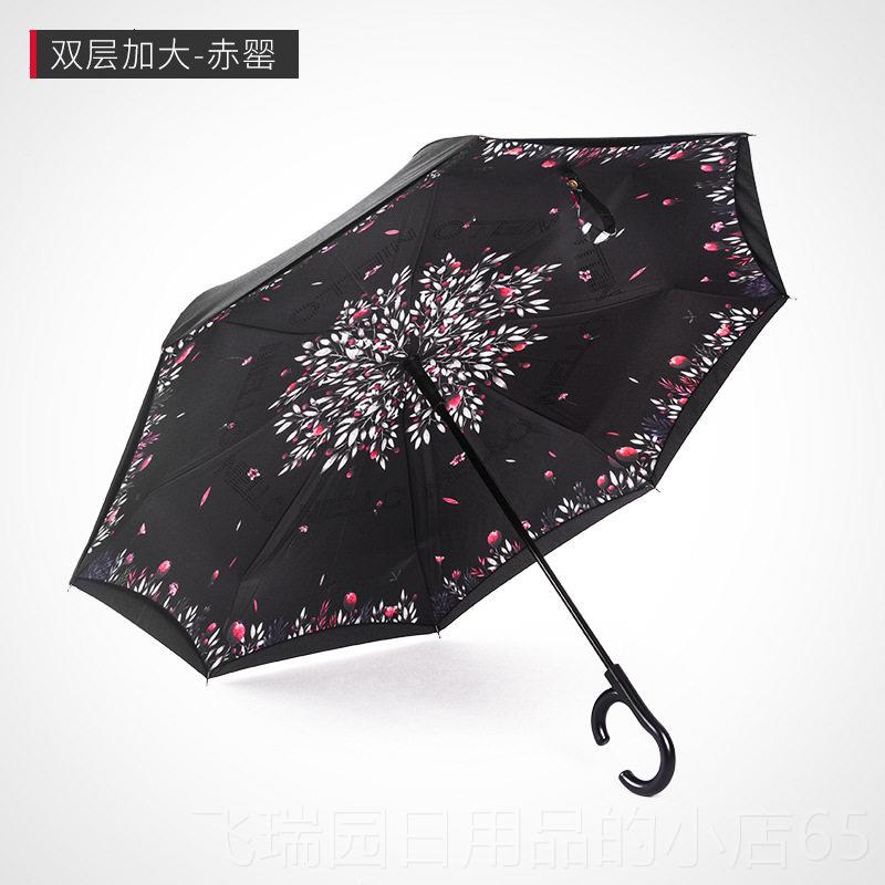 正品奈洛雨伞向号伞长柄双层超大全自动汽车大车反用双人晴雨两用