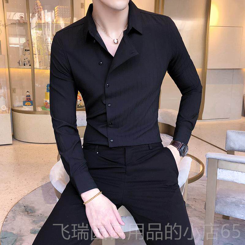 正品衫采购产品春秋男士设计衬,韩时端尚式高长袖衬衫,个性化发