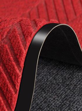 入户门地垫进店暴富商开红色地毯欢业迎光VYS临门垫外进室铺门口