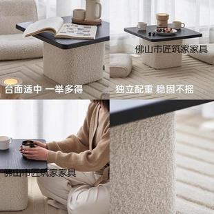 飘窗桌椅形YTH组合阳台榻榻米茶几小地台实木飘简约窗桌子正方炕
