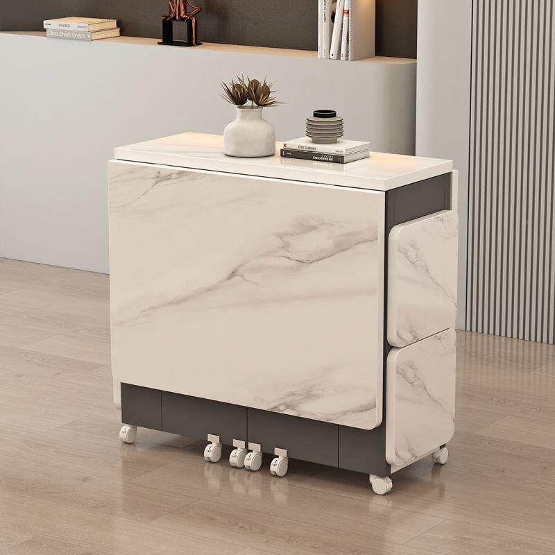 折叠餐桌可移动伸缩长形简易能小型户多方功桌椅组81088合家用吃