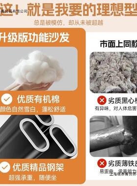 新款躺椅折叠休坐睡两用阳台家用公休闲靠背椅折叠床午QKA办午室