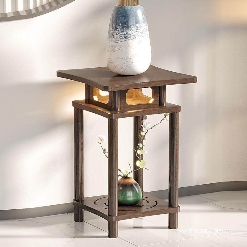 几实几木小方客小厅茶几沙发侧边角边桌新中式小CTT方桌正方简约,鲜花速递/花卉仿真/绿植园艺,其它园艺用品,淘宝优惠券,粉丝福利购,淘宝优惠卷