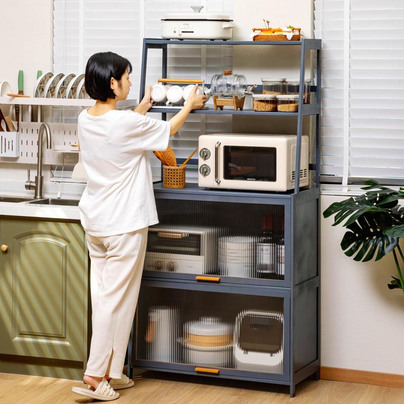 厨房置物架整理架楠竹架子橱收纳架厨用家用置物架房餐边1723DGNS