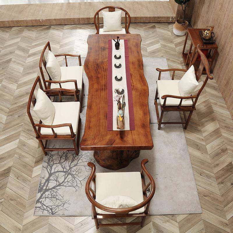 新中式桌实大AYV板茶桌家用不规则茶合桌椅组木办公室老板泡茶椅,鲜花速递/花卉仿真/绿植园艺,其它园艺用品,淘宝优惠券,粉丝福利购,淘宝优惠卷