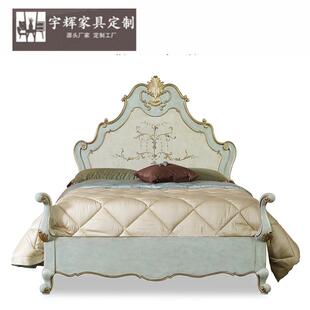 福家居溢1维罗纳1.5米床.8米公主淑室女床卧双人床清新仿HJM古板