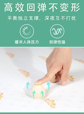 泰国天乳然胶床垫梦思榻米50676榻床垫酒店席学生宿舍按摩床垫