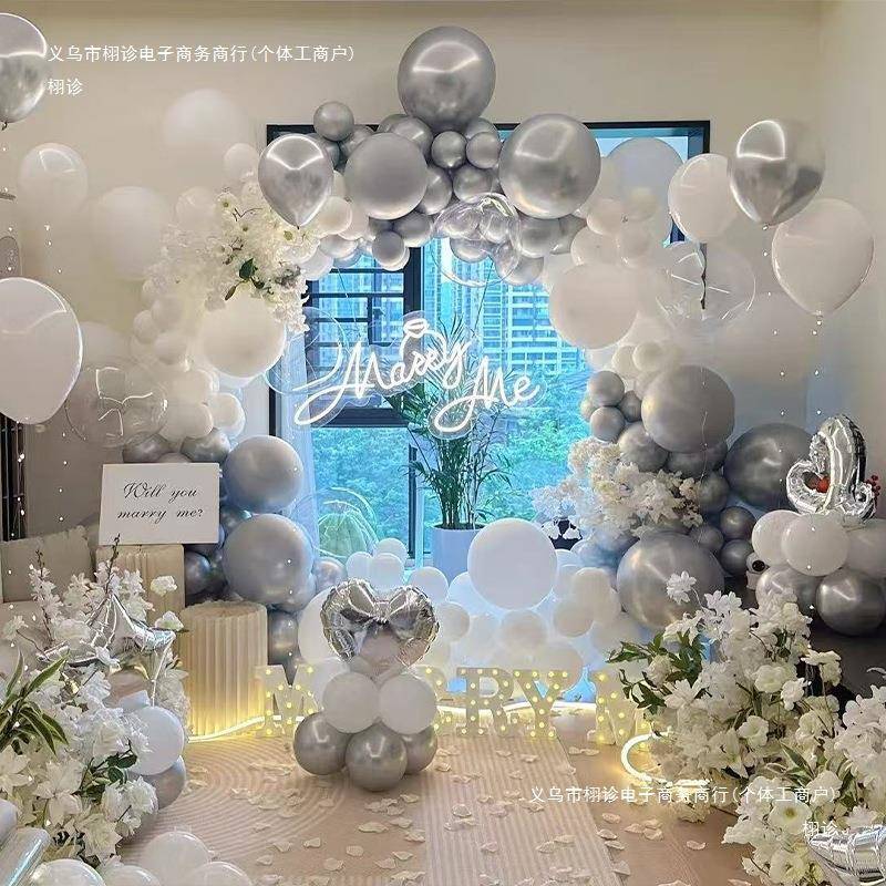 婚室内圆环布置氛道具场景板求套餐现围线场房间简约条WCP小狗