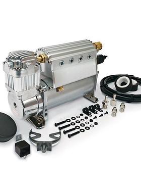 2v小高压充打气泵自0动化42045无油空气压缩1机停储气自动启气刹4