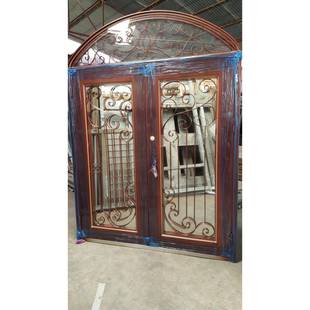 不锈钢移合门锌金仿真铜属平开门金防盗典整111套门古防盗门