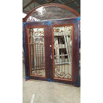 不锈钢移合门锌金仿真铜属平开门金防盗典整111套门古防盗门