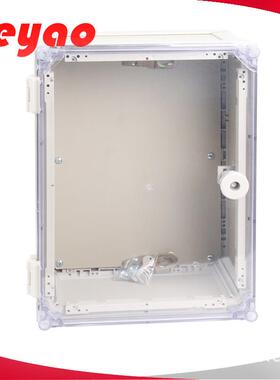 监控电LY-PTV-4源检修箱塑料配电箱透明防水箱Y-PT-45351V8450*L3