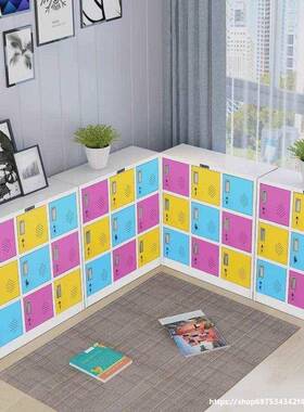 铁皮衣柜更存柜收纳园柜子舞蹈教GSU室包柜学生书包柜幼儿带锁储