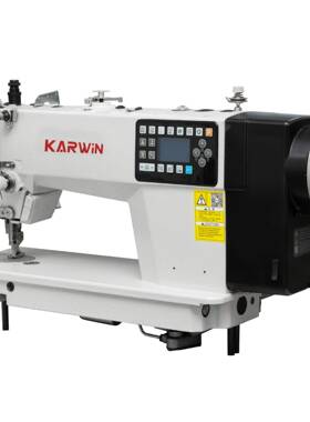 纫电动缝机双同直上下步送料电脑平缝机驱KW-0303D汽车内饰厚料缝