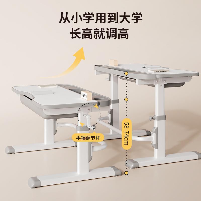儿童学桌小家学生RZX写字作业书桌用孩课桌椅可升降简约桌习子小