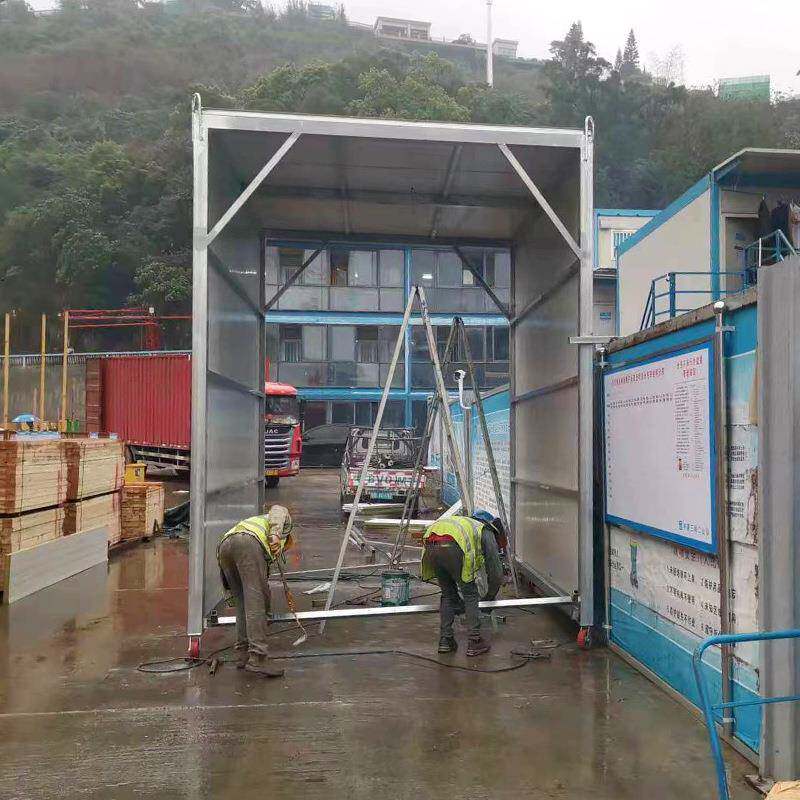 建筑声工地环施工泵车音罩工业降隔噪静音房屏障隔音棚保隔36声罩