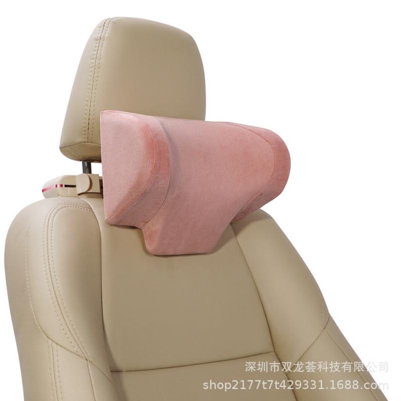 wC0枕靠汽车头多功能调节皮革枕车护颈枕载记忆棉主87618副驾车用