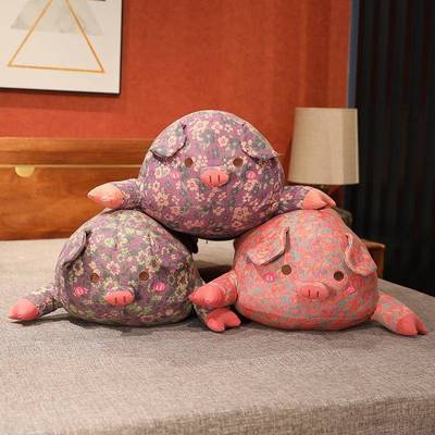 三层纱枕趴靠趴狗睡觉抱枕床碎花长条猪猪夹腿枕卧室WL202309孕妇