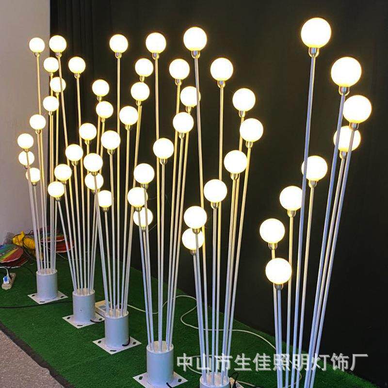 婚礼地插l灯ed圆球灯芦SJ-LWD-A苇棒组景观灯地插麦穗草坪灯插地