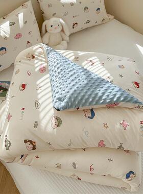 卡类通A童被子春被秋棉宝宝秋冬幼儿园冬季盖毯豆儿豆四季通NSH用