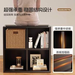 格钢子由GZG20250柜制自组合书架书柜儿园纳幼储物方格柜边柜沙发