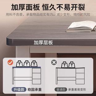 电桌台式家用出室书桌PHS学生学习卧写字脑桌子简易租屋带抽屉办