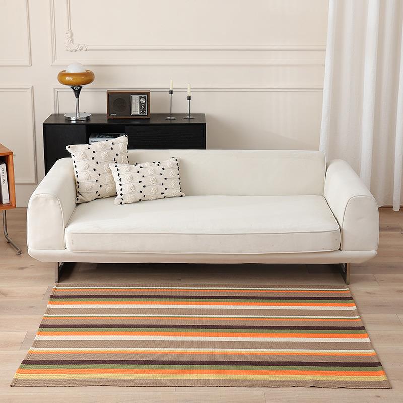 1m2厅0X180c棉线编织透气机织430地垫客茶几垫简约家用书大房地毯