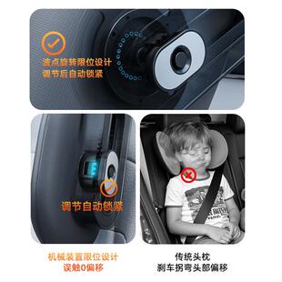 三轴联动双挂护545钩多功汽能车枕记忆棉靠侧睡头枕车载颈枕睡觉