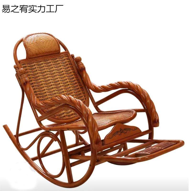 藤印尼天TWK闲然真藤摇椅