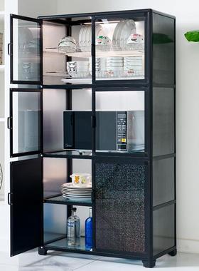 厨房气碗柜放碗置架橱柜家用厨房物储物透可沥水防蟑螂茶水93403