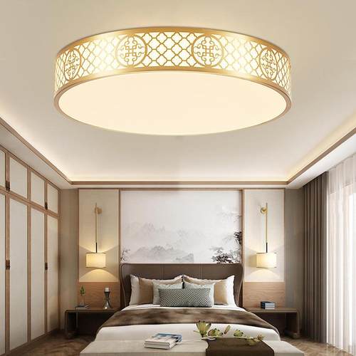 新式全铜吸中顶灯客厅餐厅现代简温馨卧约室l73539e创意d设计过道