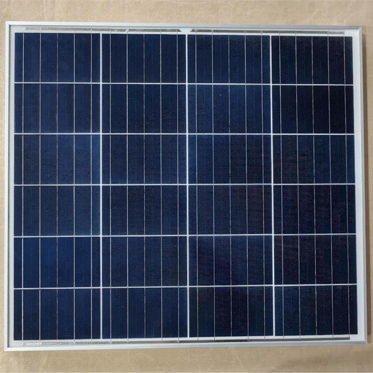 多晶6V6018V太阳能路灯W伏968板40W50WW70W8090W100光W监控供电系