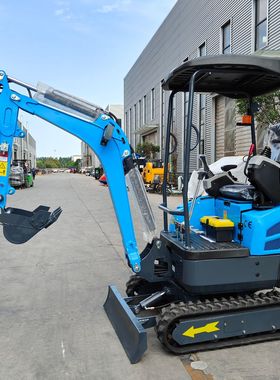 Export工程履带迷你挖掘机 液压先导农用挖土机 HT18微型挖掘机CE