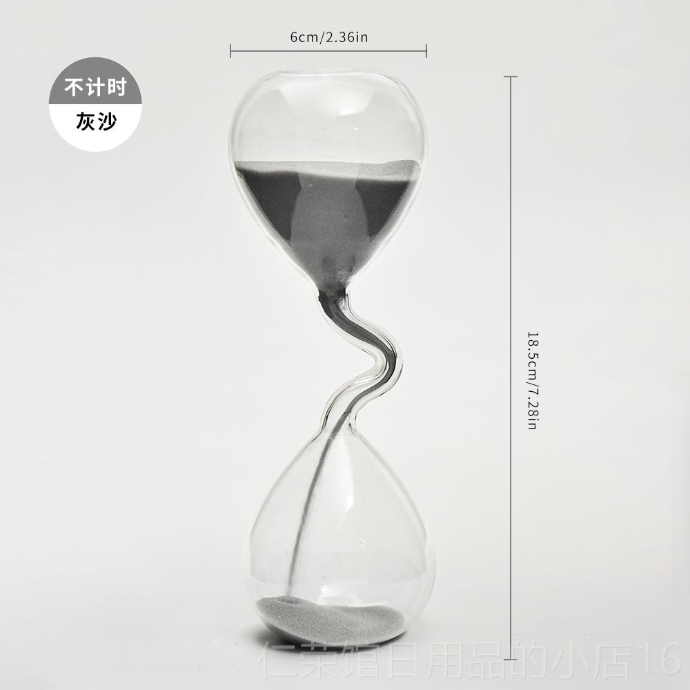 正品创意颈艺沙漏计时器个性家细居节摆件现代风装饰毕术业季情人