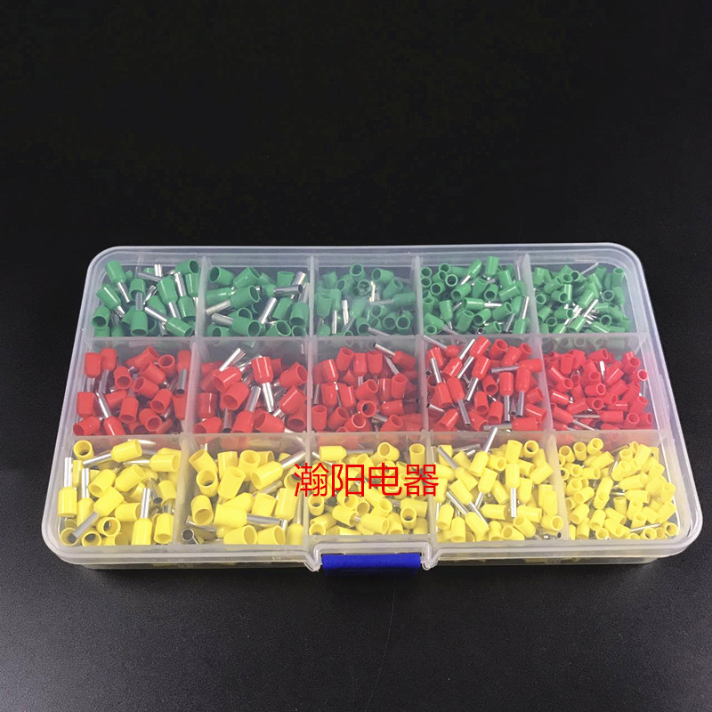 管型预绝缘端子冷压接线端子针形电线连接压接头插针15种装