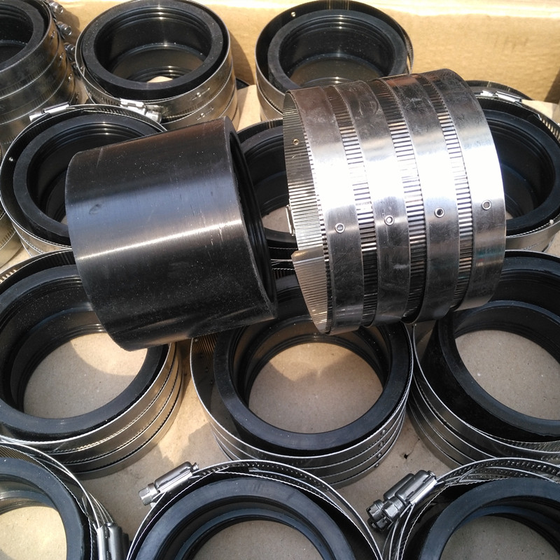 寸不锈钢卡箍喉箍管束带胶圈管箍铸铁管道PVC专用排水管接头30