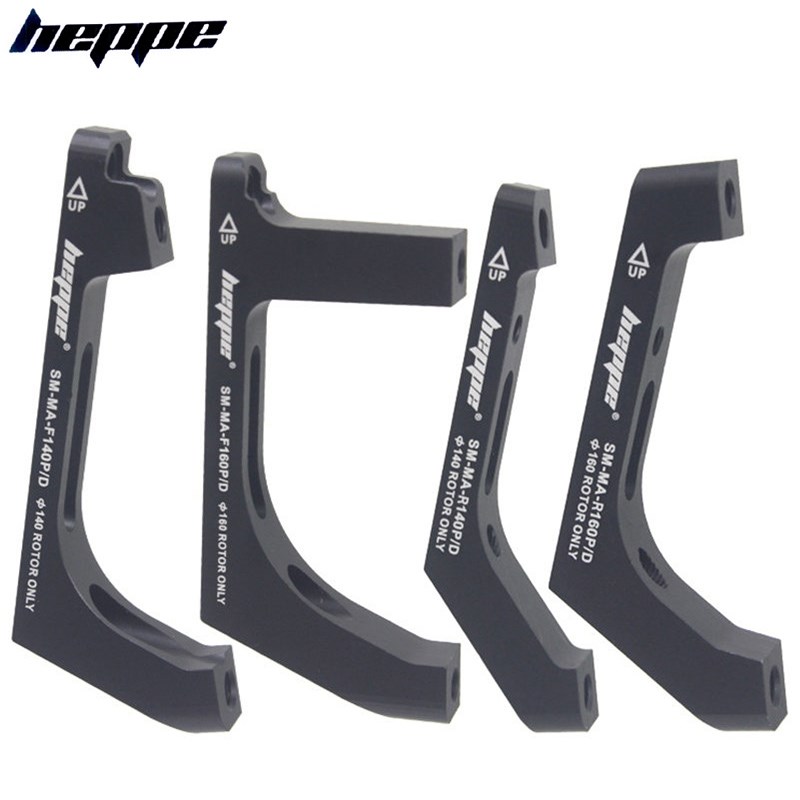 公路碟刹车架前叉转换座平装山地直装夹器140 160mm