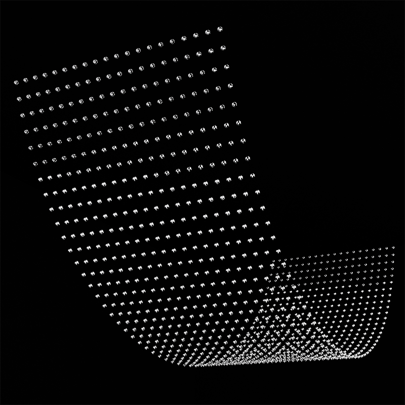 婚庆波浪水晶珠帘珠串珠链婚礼水晶串吊顶线帘装饰水波帘挂好发货