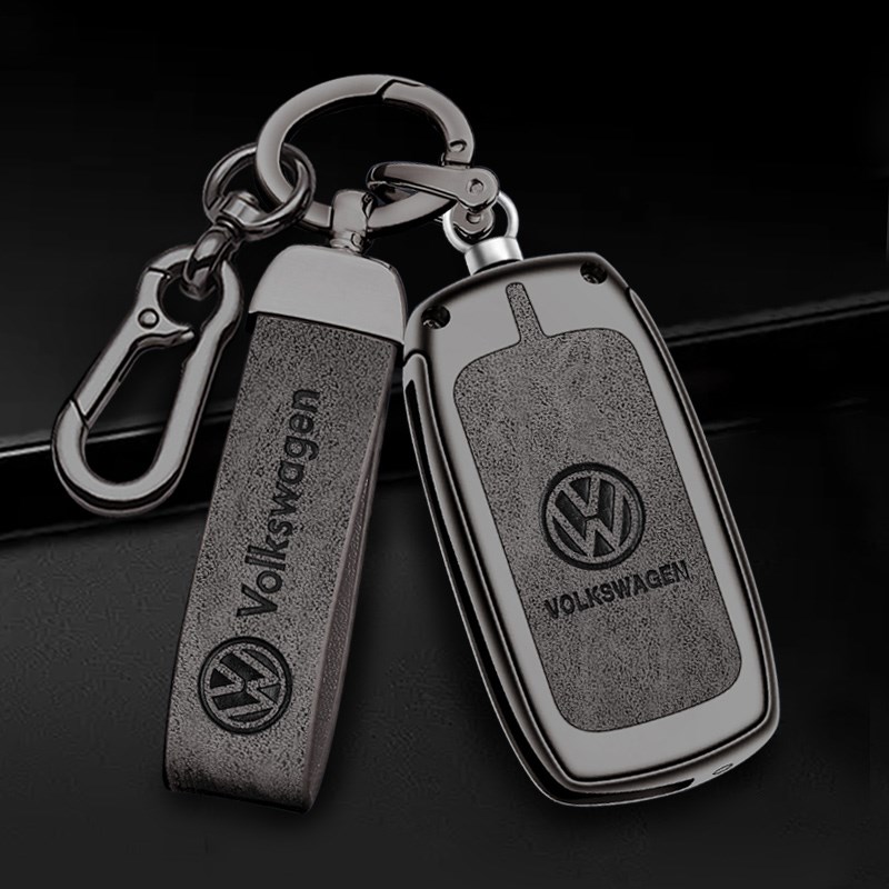 适用2015款大众辉腾钥匙套07-14老款辉腾金属高档专用车包壳扣男