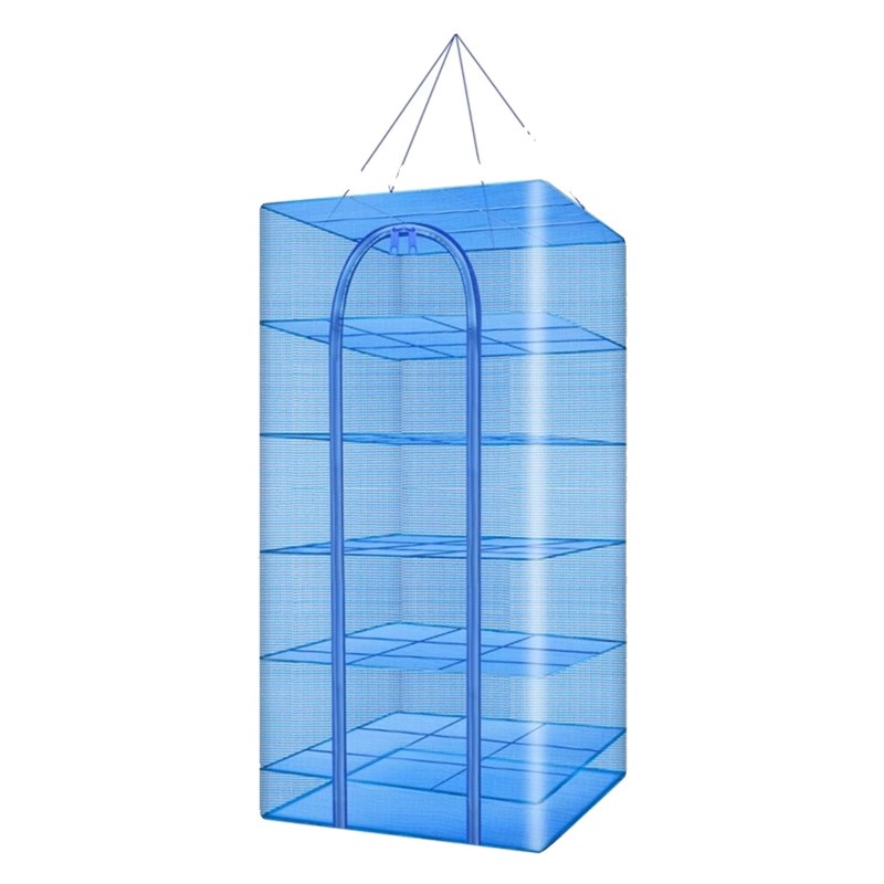 折叠晒干笼晒鱼网晒菜鱼干防苍蝇网晾晒网兜家用笼晒东西的干货网