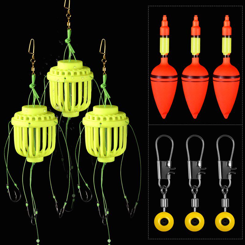 鱼钩鲢鳙钓组串钩水怪钓笼加厚鲶鱼大头胖头钓鱼勾浮钓灯笼爆炸钩