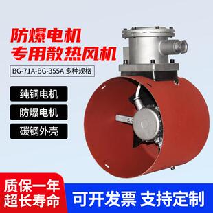 BG-100ABG系列防爆变频调速电机冷却风机散热风扇380V高效散热