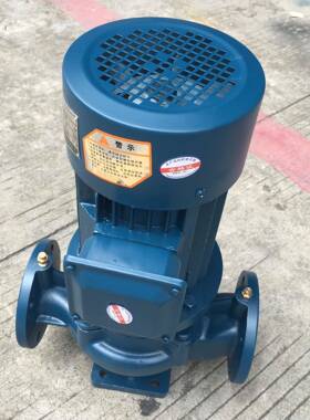 立式水循环泵管ISG1热00-350A高直连管道离心泵4寸压GYN道泵