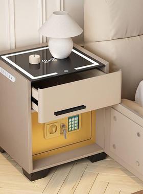 保箱一体智能床柜简约现物代卧室收纳头柜保险TKI柜多功能收纳储