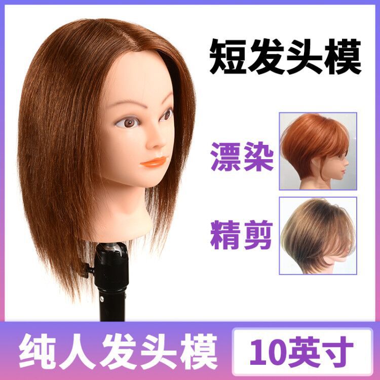 全真发可烫染吹造型头模