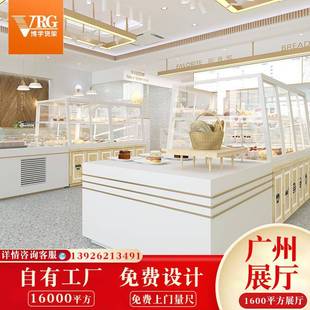 柜面包用柜面包展示柜边商蛋糕玻璃实木中岛陈店列柜烘培427柜台