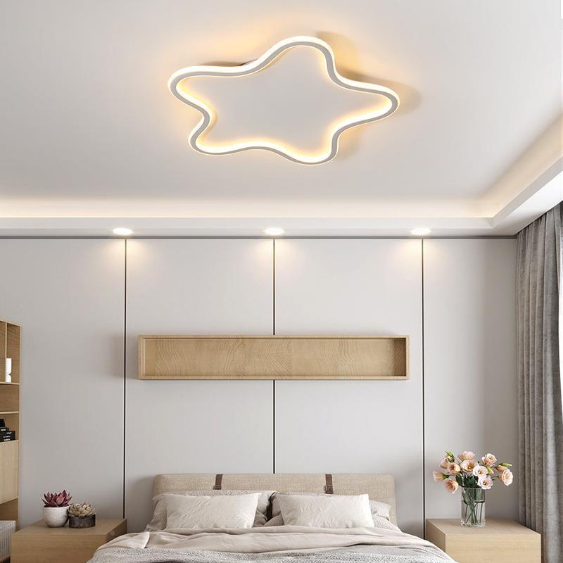 卧室朵灯云led吸灯现代简温约馨浪58816漫创意男女孩房间顶灯儿童