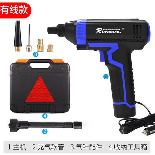 胎汽车手持智无线充气泵具能数显车载打气泵轮便携599式打气泵带