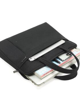 新款包男士手提包帆布L商813务公文压印OG员工会议包大容量文O件